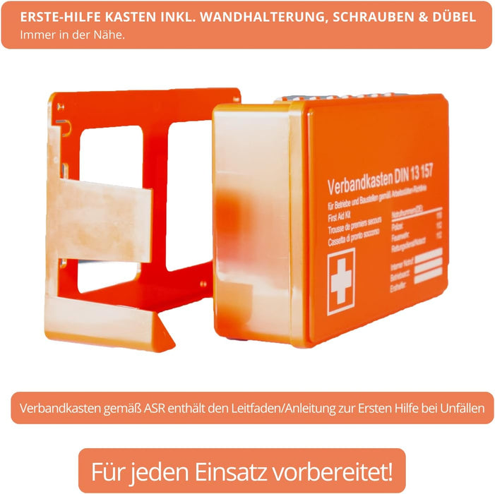 Restposten - Betriebsverbandskasten DIN 13157:2021 verkürztes MHD bis 10/2027