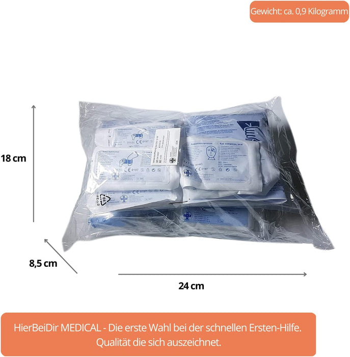 Nachfüllset DIN 13157:2021 für Erste-Hilfe Koffer & Verbandkasten