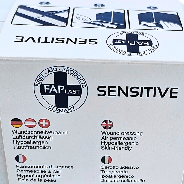Sensitive Wundschnellverband - latexfrei - Wundpflaster (6 cm x 5 m)