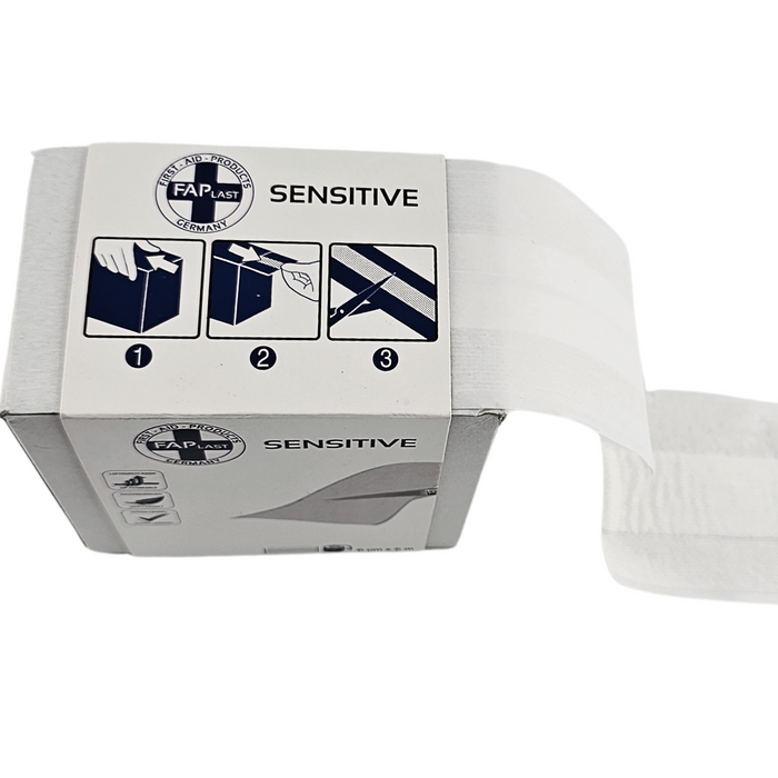 Sensitive Wundschnellverband - latexfrei - Wundpflaster (6 cm x 5 m)